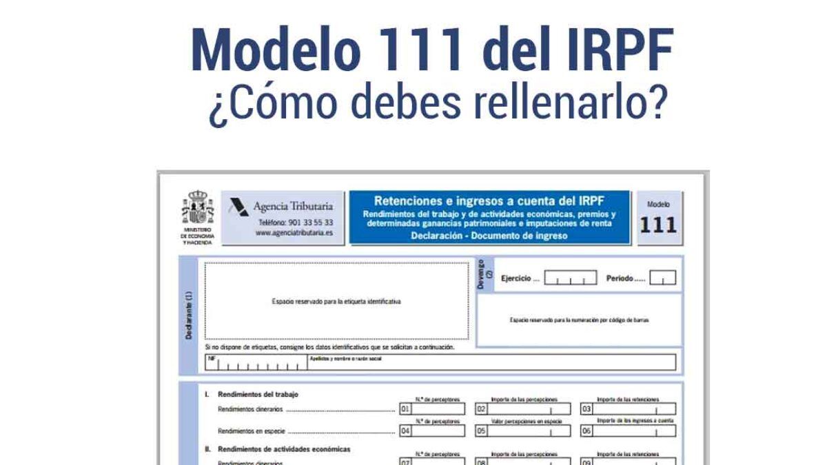 Modelo 111 en Barcelona: cómo presentarlo sin errores
